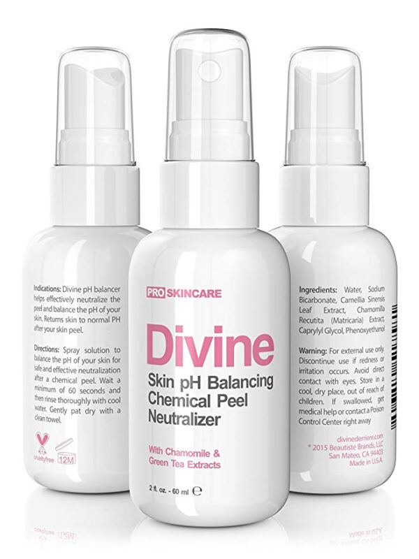 Chemical Peel Neutralizer - Skin pH Balancer Used for Glycolic Acid, Lactic Acid, Mandelic Acid, TCA, Jessner and Salicylic Acid Peels - Safe, Gentle and Effective for Post Peel Spray